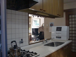 システムキッチン　食洗機