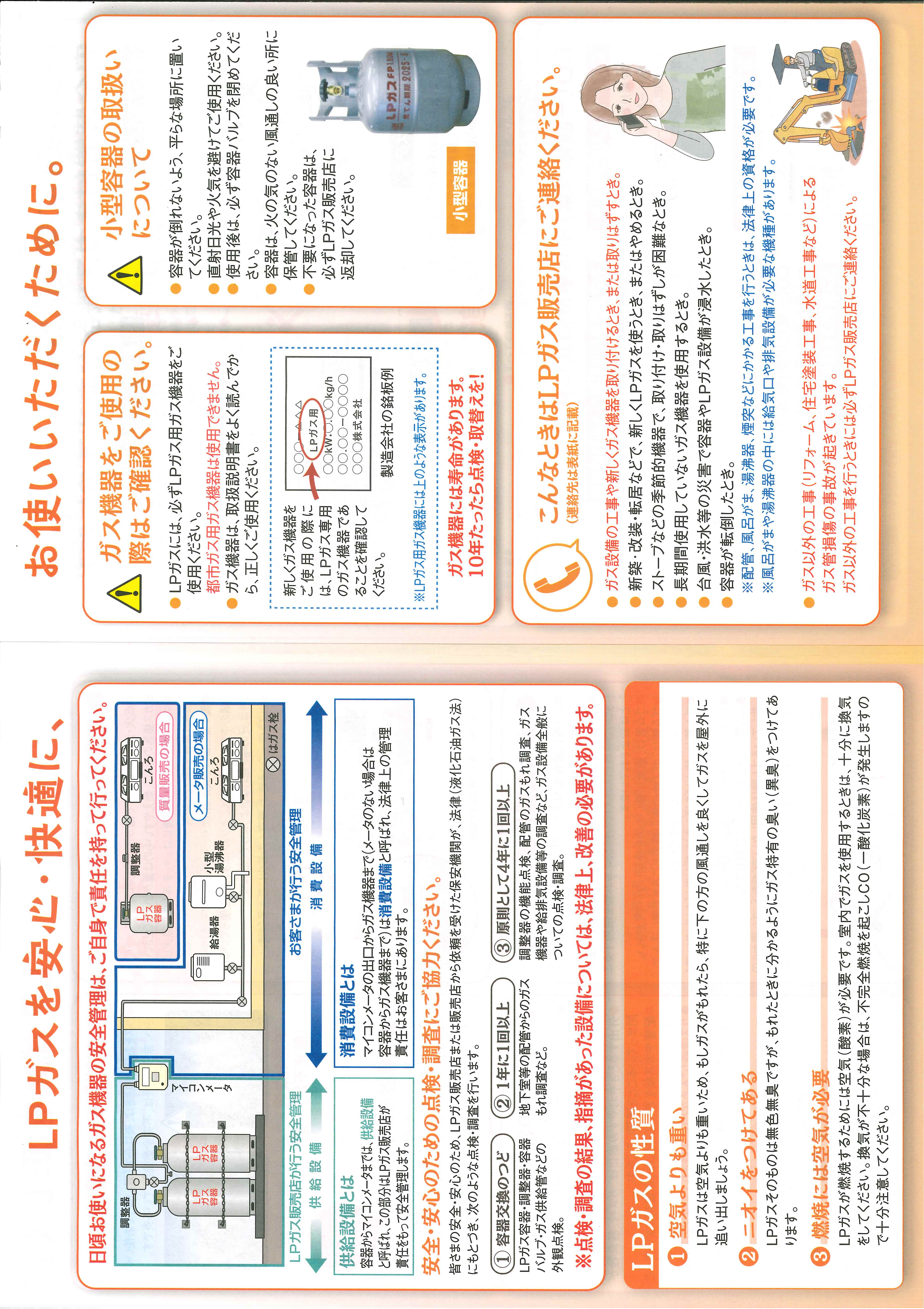 ガスを安全にお使いいただくために｜ガス利用のご案内｜武陽液化ガス 